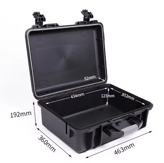 The ULTIMATE Range, Transport & Storage Handgun Case - Holds 4 to 6 Pistols & Gear! - K1TS-1