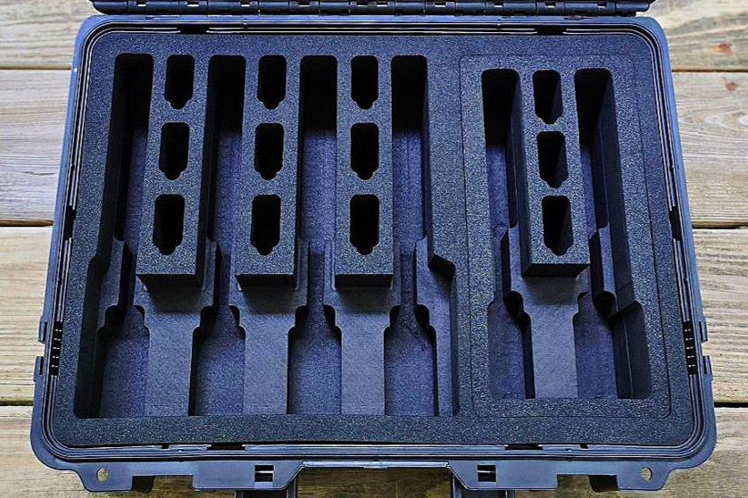 The ULTIMATE Range, Transport & Storage Handgun Case - Holds 4 to 6 Pistols & Gear! - K1TS-1