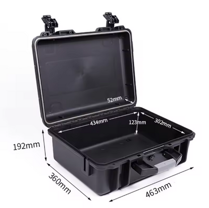 The ULTIMATE Range, Transport & Storage Handgun Case - Holds 4 to 6 Pistols & Gear! - K1TS-1