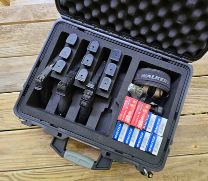The ULTIMATE Range, Transport & Storage Handgun Case - Holds 4 to 6 Pistols & Gear! - K1TS-1